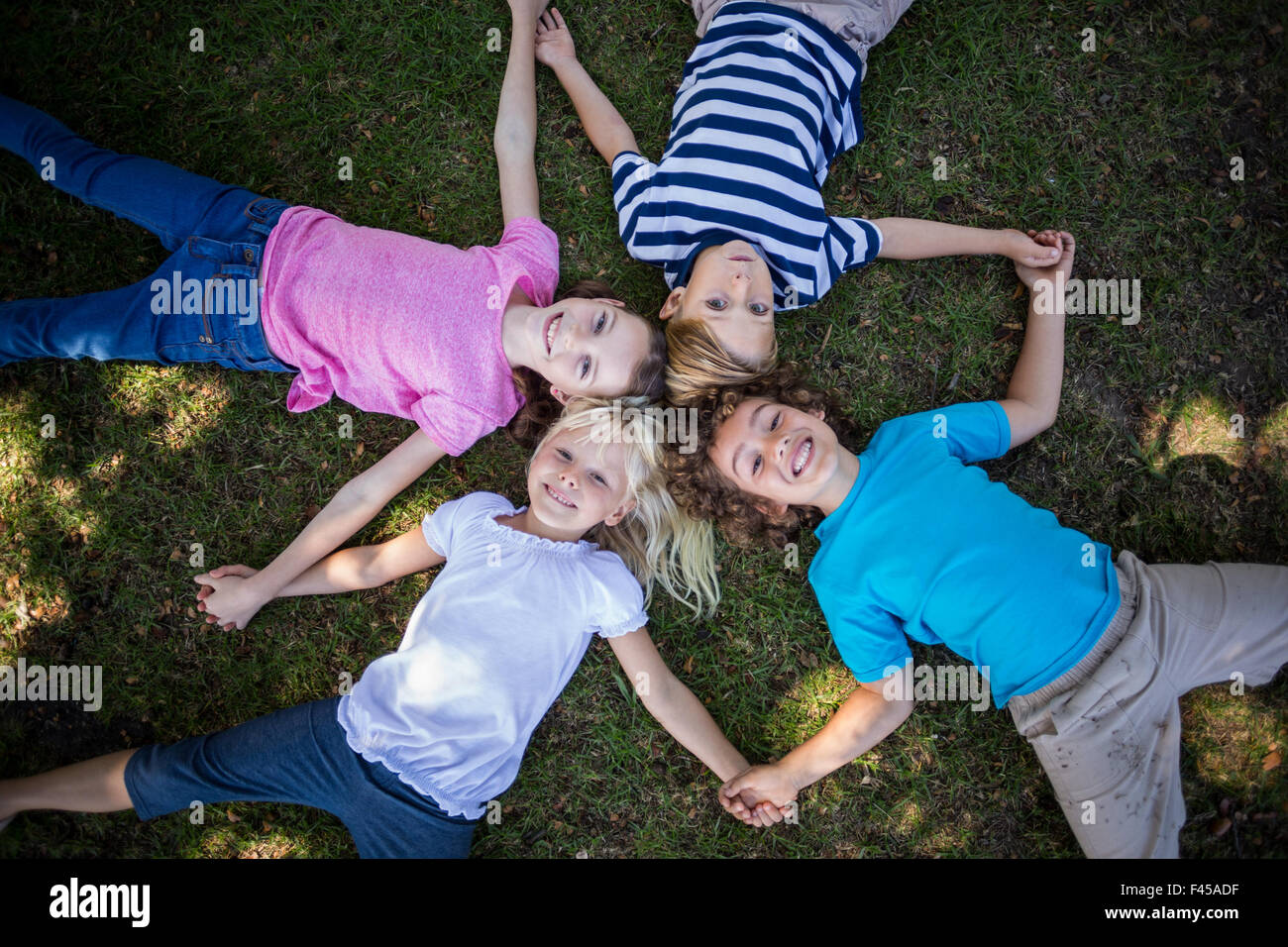 Happy child in the park together Stock Photo - Alamy