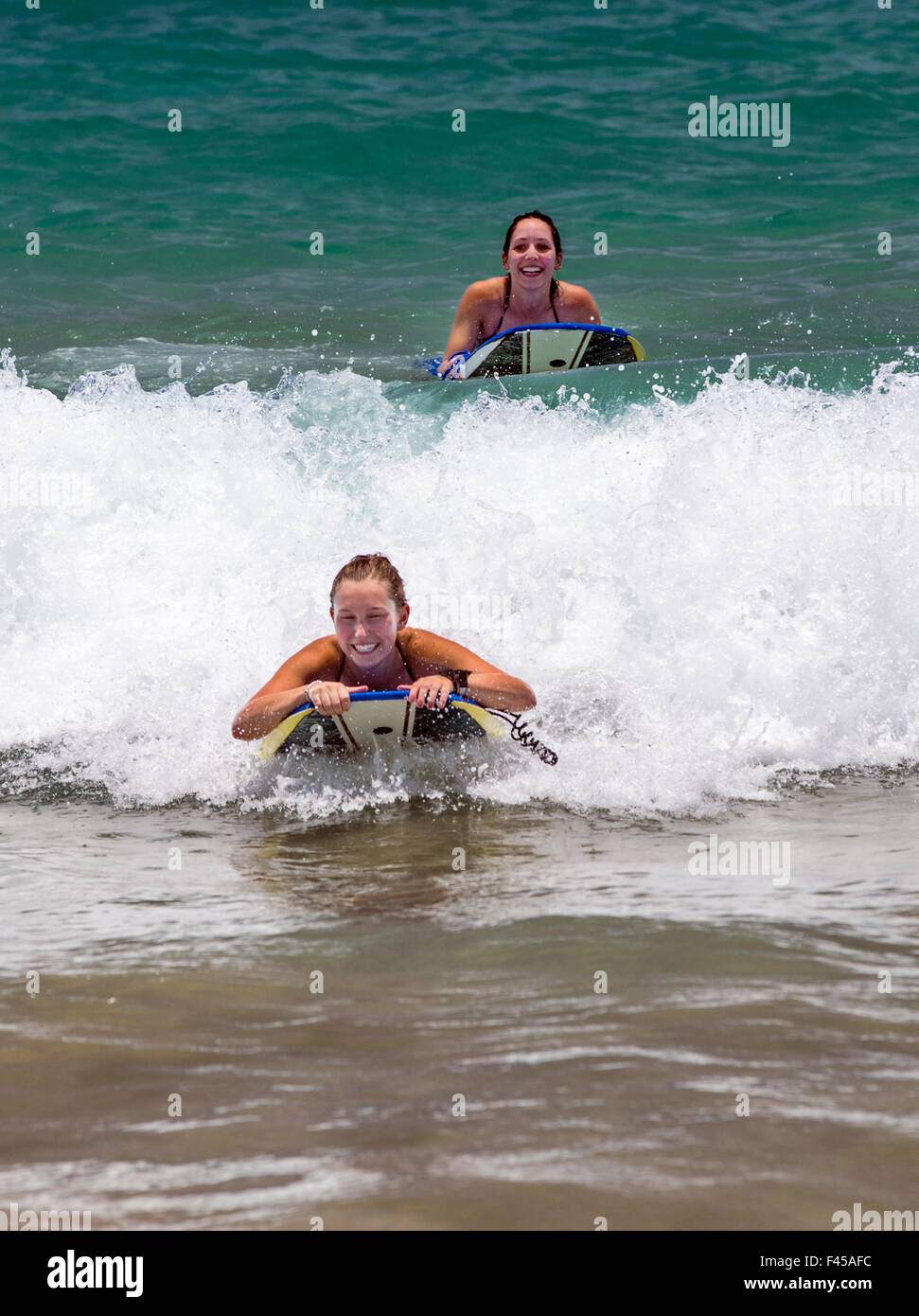 Bodyboarding Hapuna Beach Hawaii