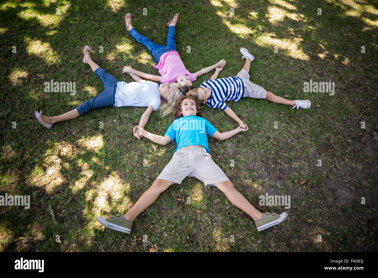 Happy child in the park together Stock Photo - Alamy
