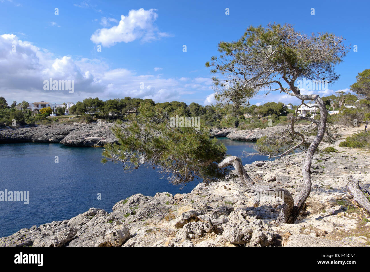 On the southeast coast of Mallorca Stock Photo