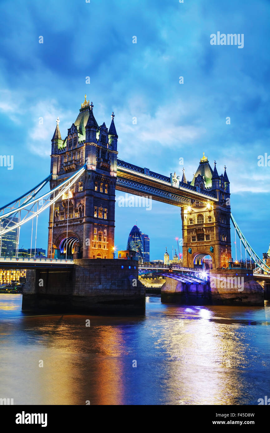 Tower bridge in London, Great Britain Stock Photo