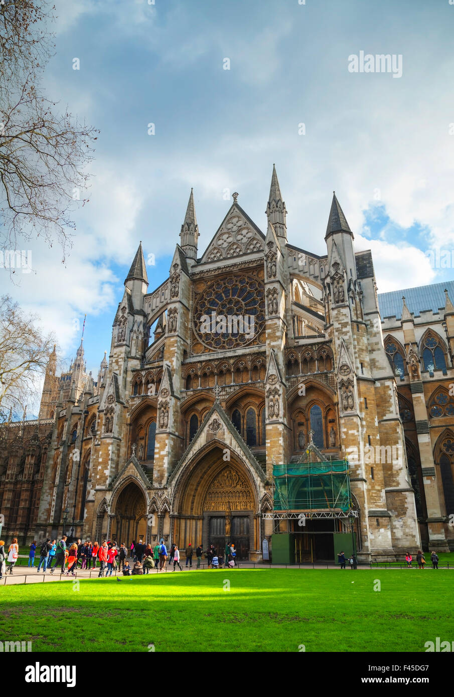 Westminster Abbey church in London Stock Photo