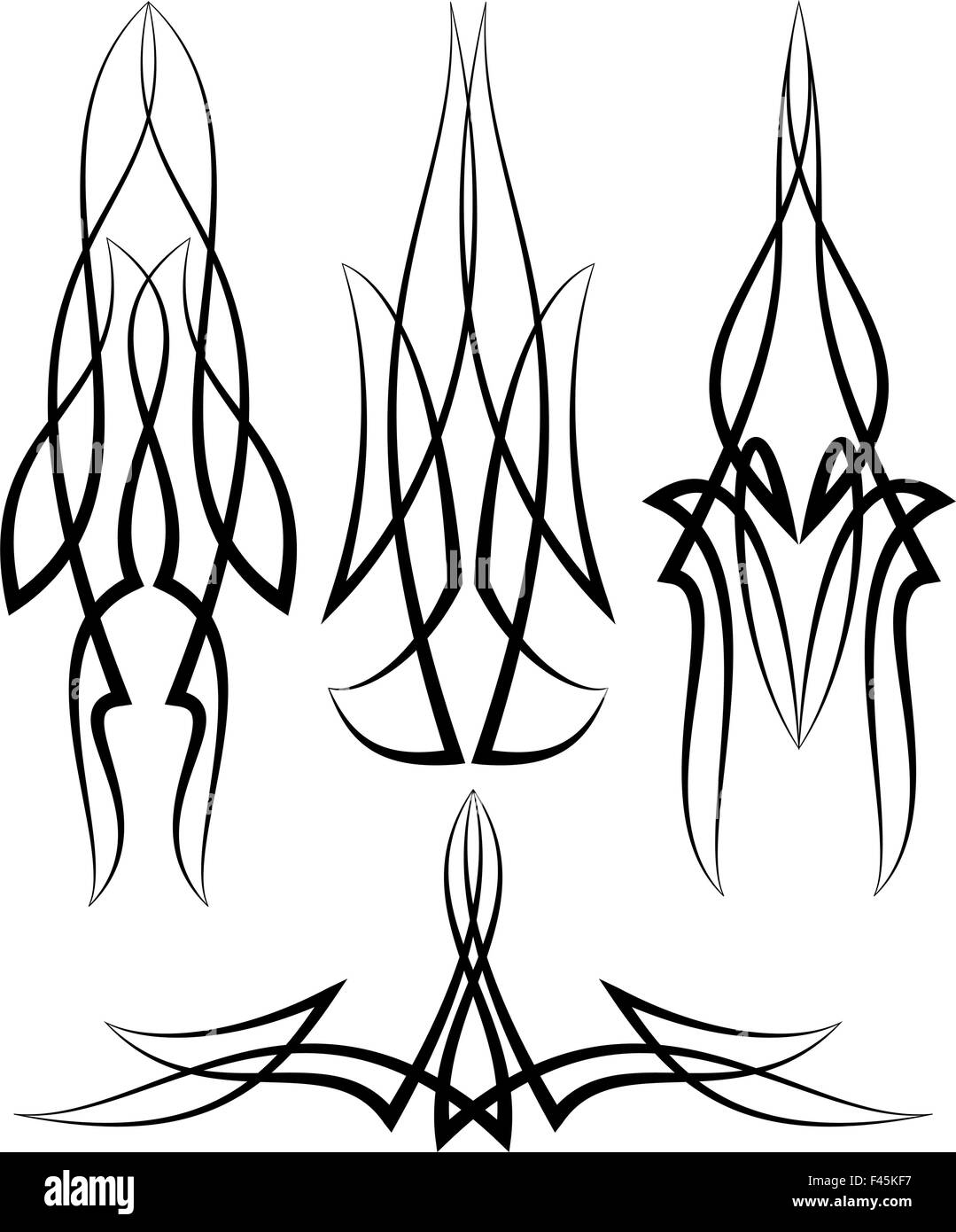 Pinstripe Graphics : Vinyl Ready Vector Art Stock Vector Image & Art