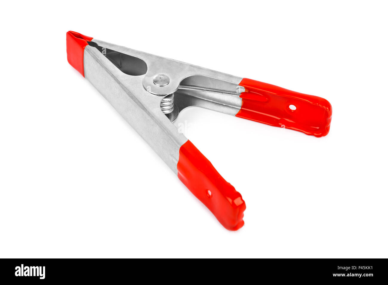 Metal clamp Stock Photo