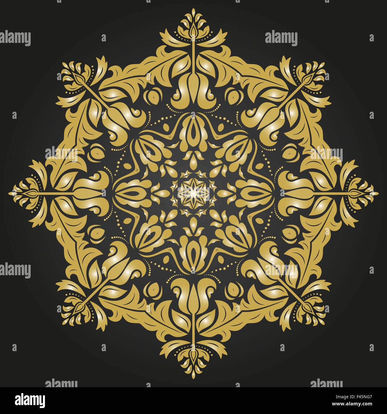 Damask Oriental Pattern Stock Photo - Alamy