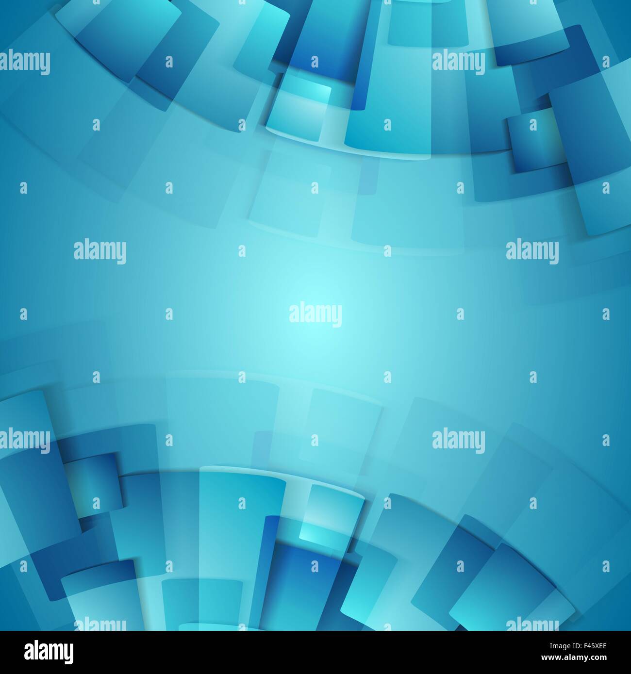 Abstract blue geometric technology background Stock Photo - Alamy