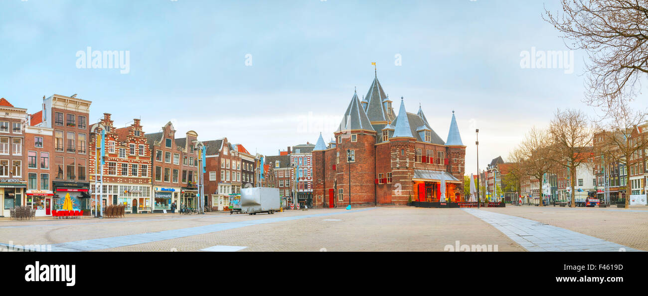 The Waag (Weigh house) in Amsterdam Stock Photo