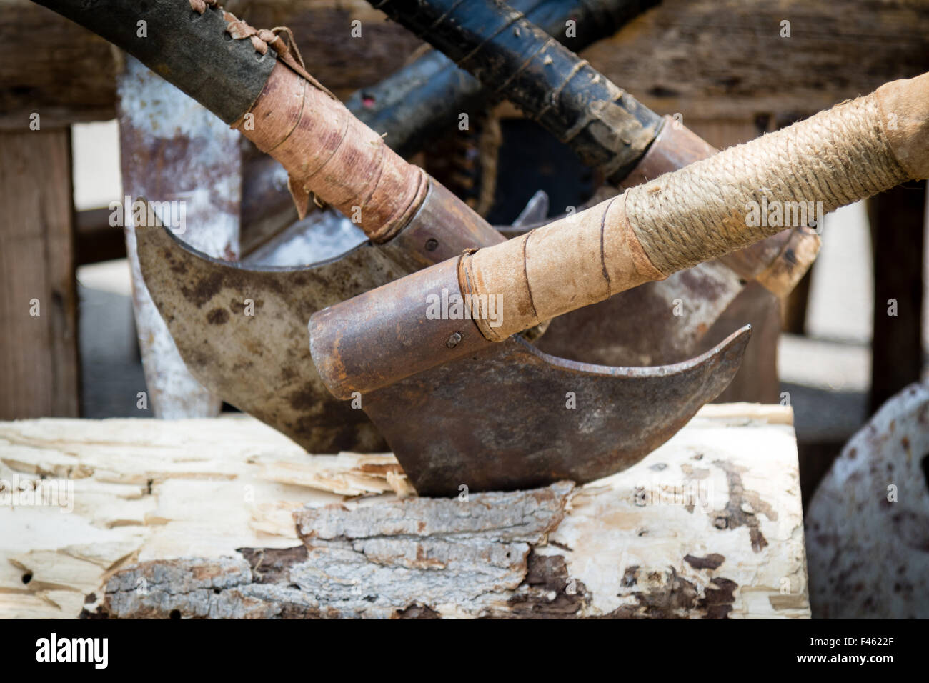 medieval axes Stock Photo Alamy