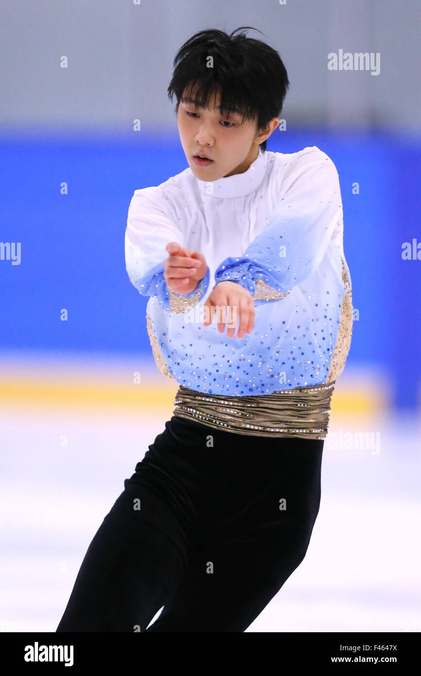 Barrie, Canada. 14th Oct, 2015. Yuzuru Hanyu (JPN) Figure Skating