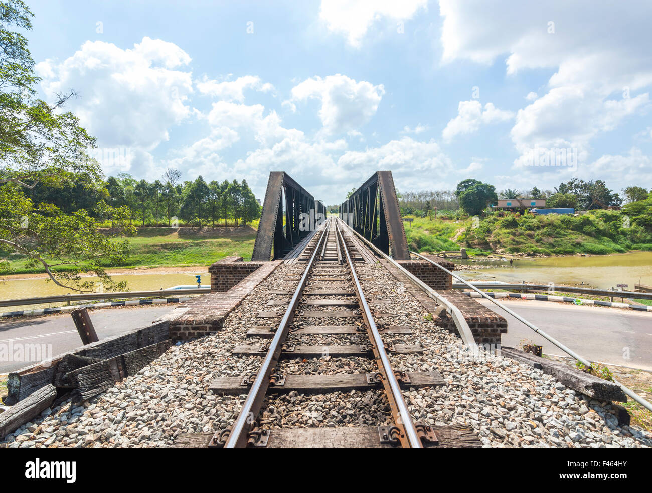 Old railway bridge Stock Photo - Alamy
