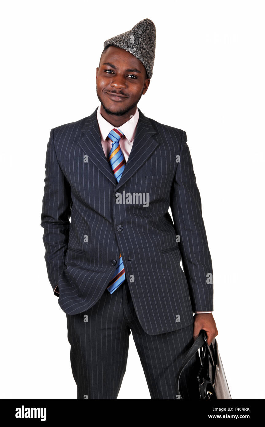 Black man with hat Stock Photo Alamy