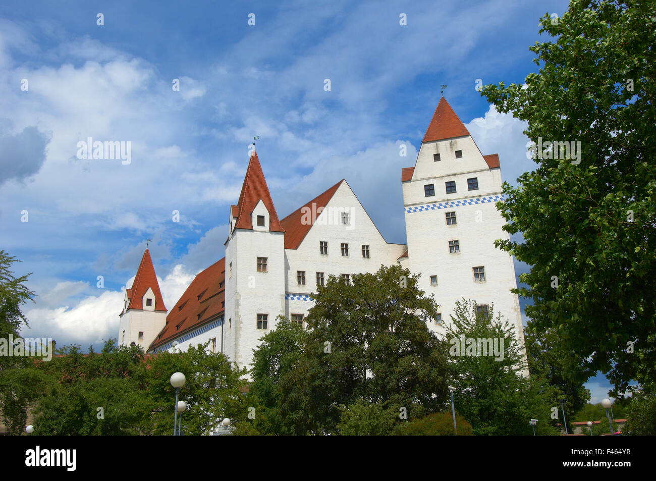 Ingolstadt, New Castle , Neues Schloss castle, Upper Bavaria, Bavaria, Germany, Stock Photo