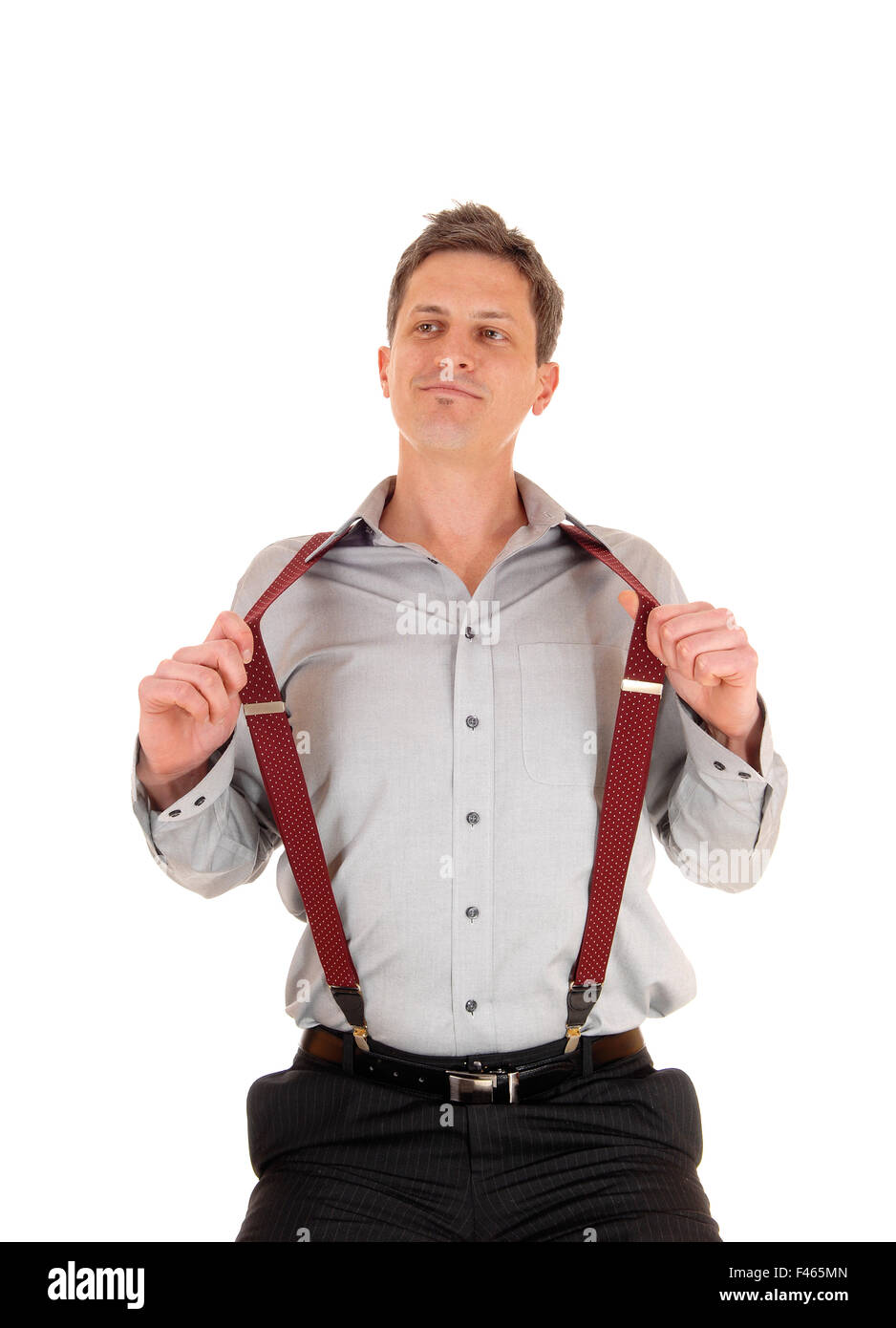 Funny young handsome man sitting hi-res stock photography and images ...