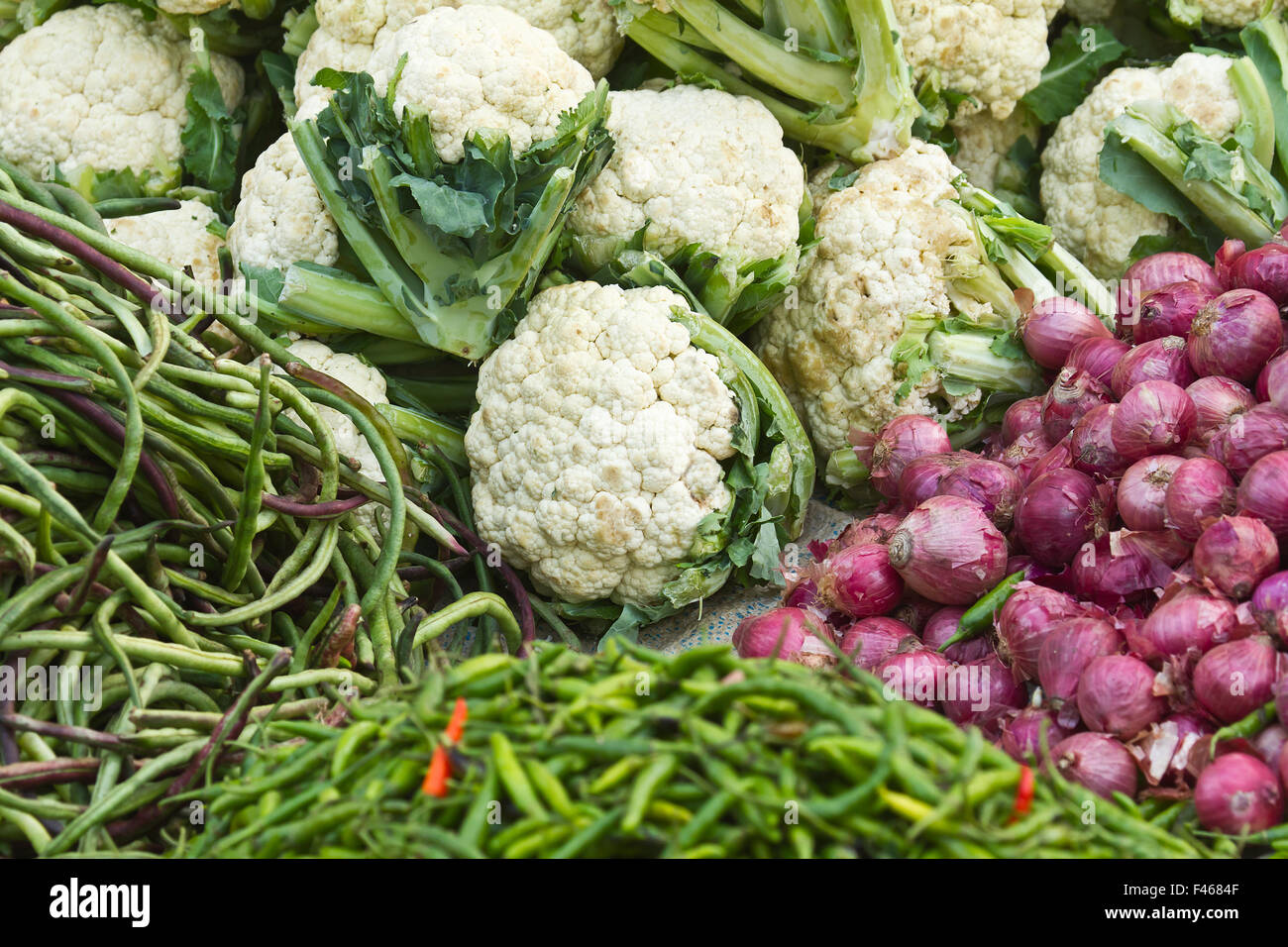 Vegetables in nepali market Stock Photo Alamy