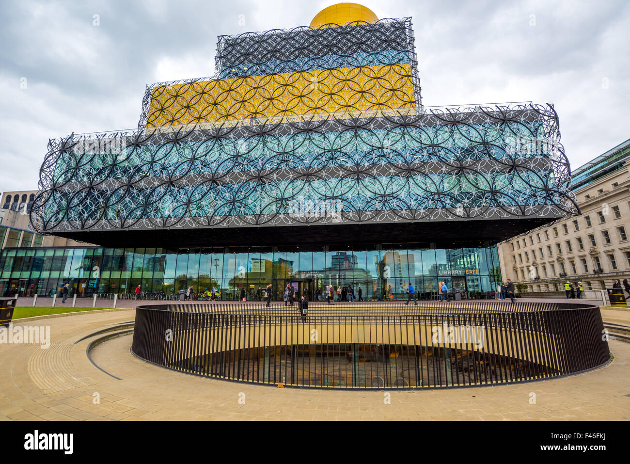 Birmingham Library in Centenary Square Birmingham west Midlands UK Stock Photo