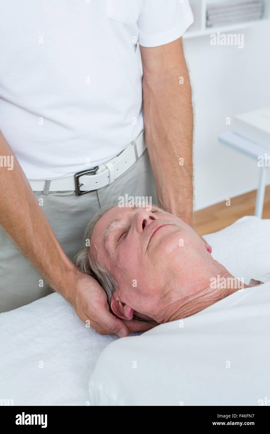 Austin Texas USA: Male patient receiving acupuncture treatment with electrical  stimulation. MR ©Bob Daemmrich Stock Photo - Alamy