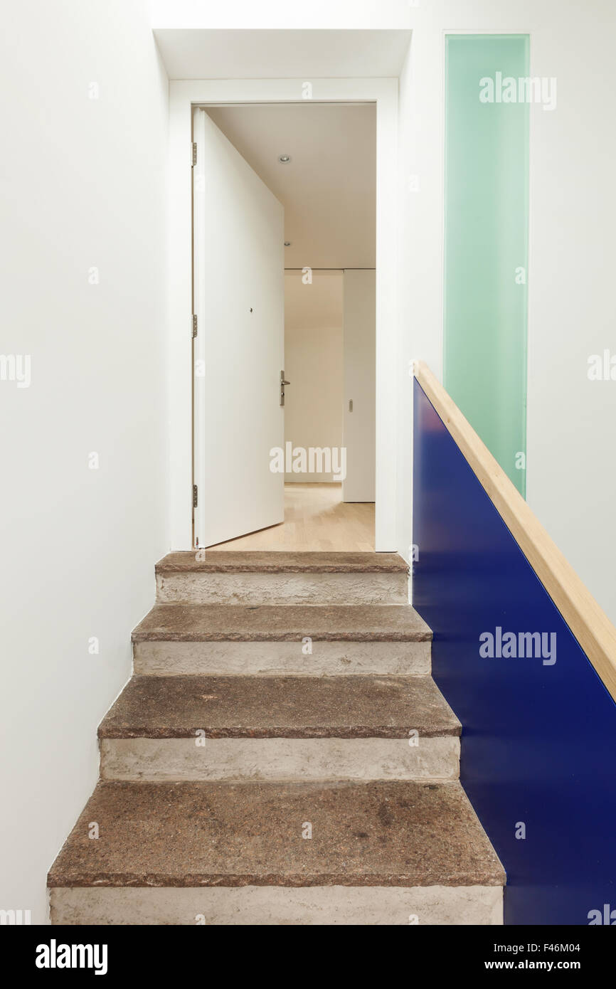 interior, stone stairs of a modern building Stock Photo - Alamy