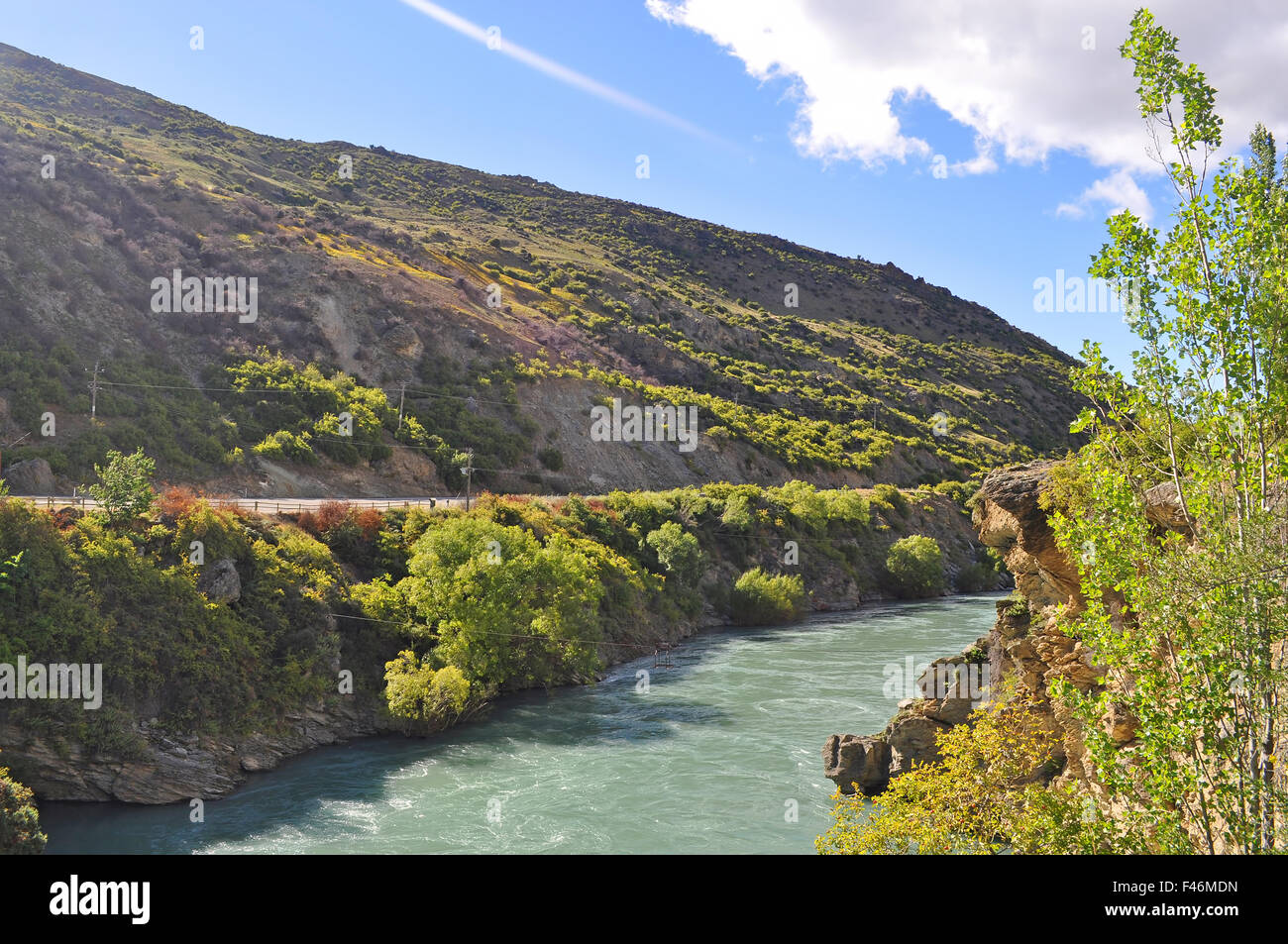 River and rock mountain background Stock Photo - Alamy