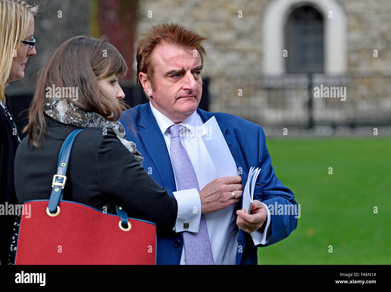 Tommy Sheppard MP (SNP, Edinburgh East) on College Green, Westminster Stock  Photo - Alamy