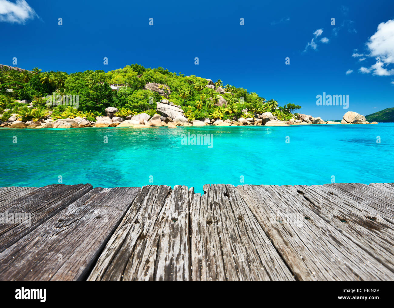 Sechell Beautiful landscape at Seychelles Stock Photo - Alamy