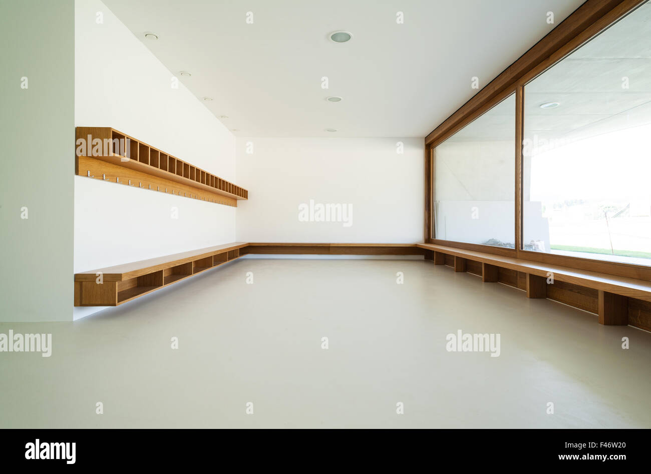 new architecture, interior, modern school Stock Photo