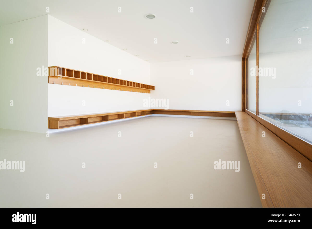 new architecture, interior, modern school Stock Photo
