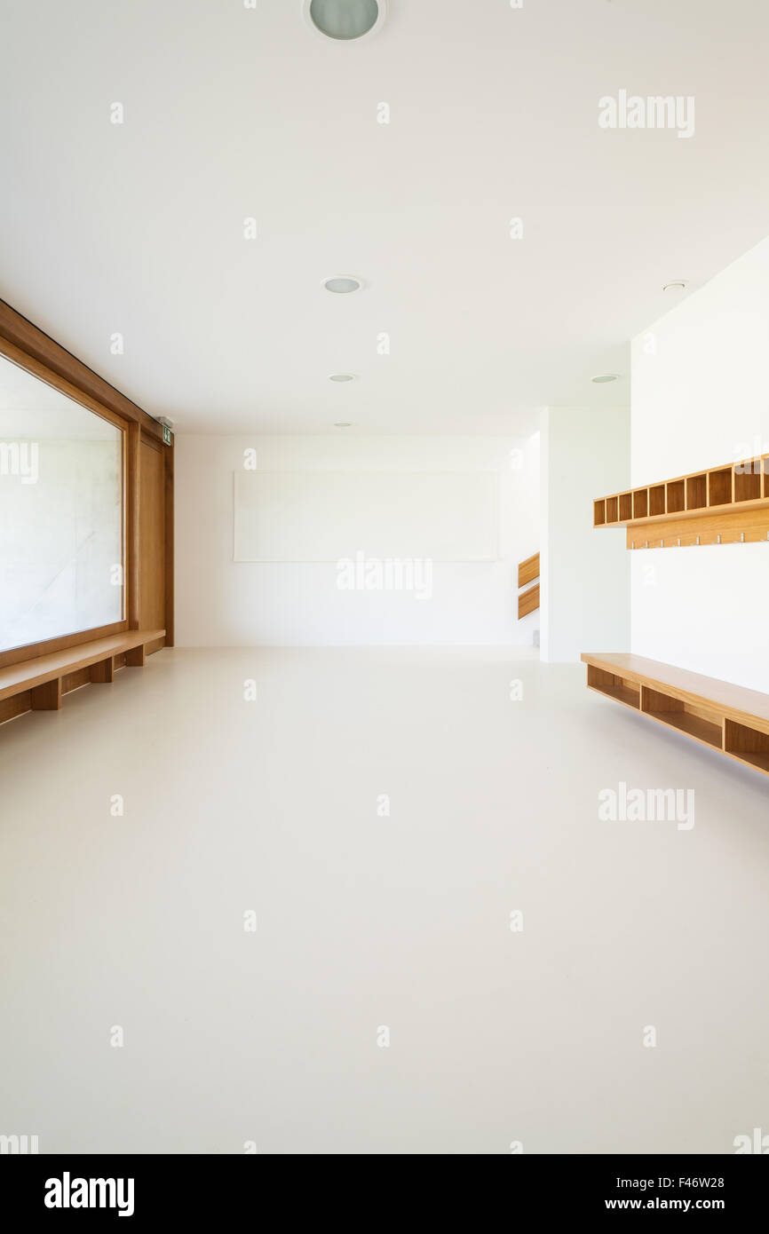 new architecture, interior, modern school Stock Photo