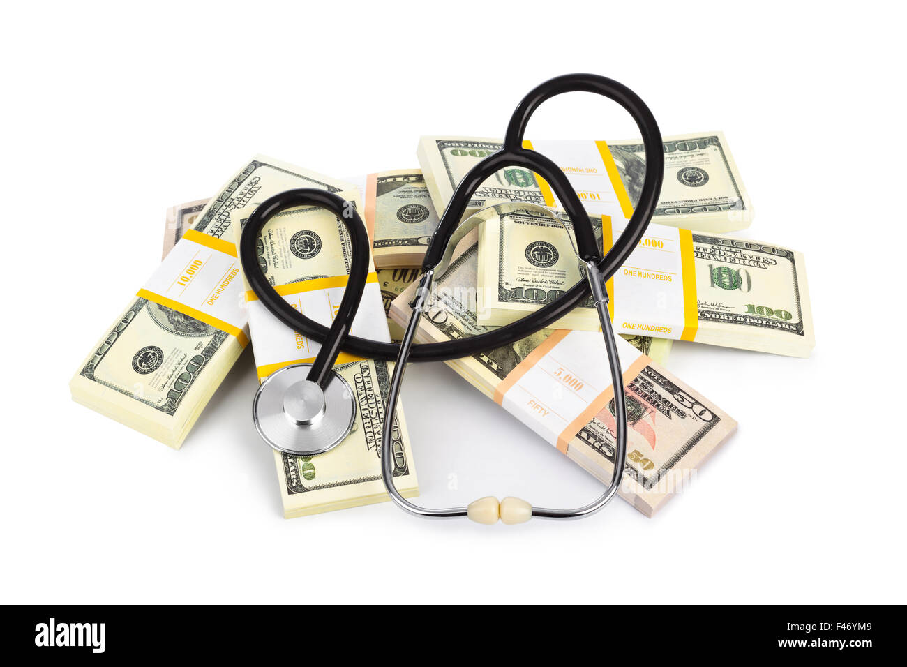 Stethoscope and money Stock Photo Alamy
