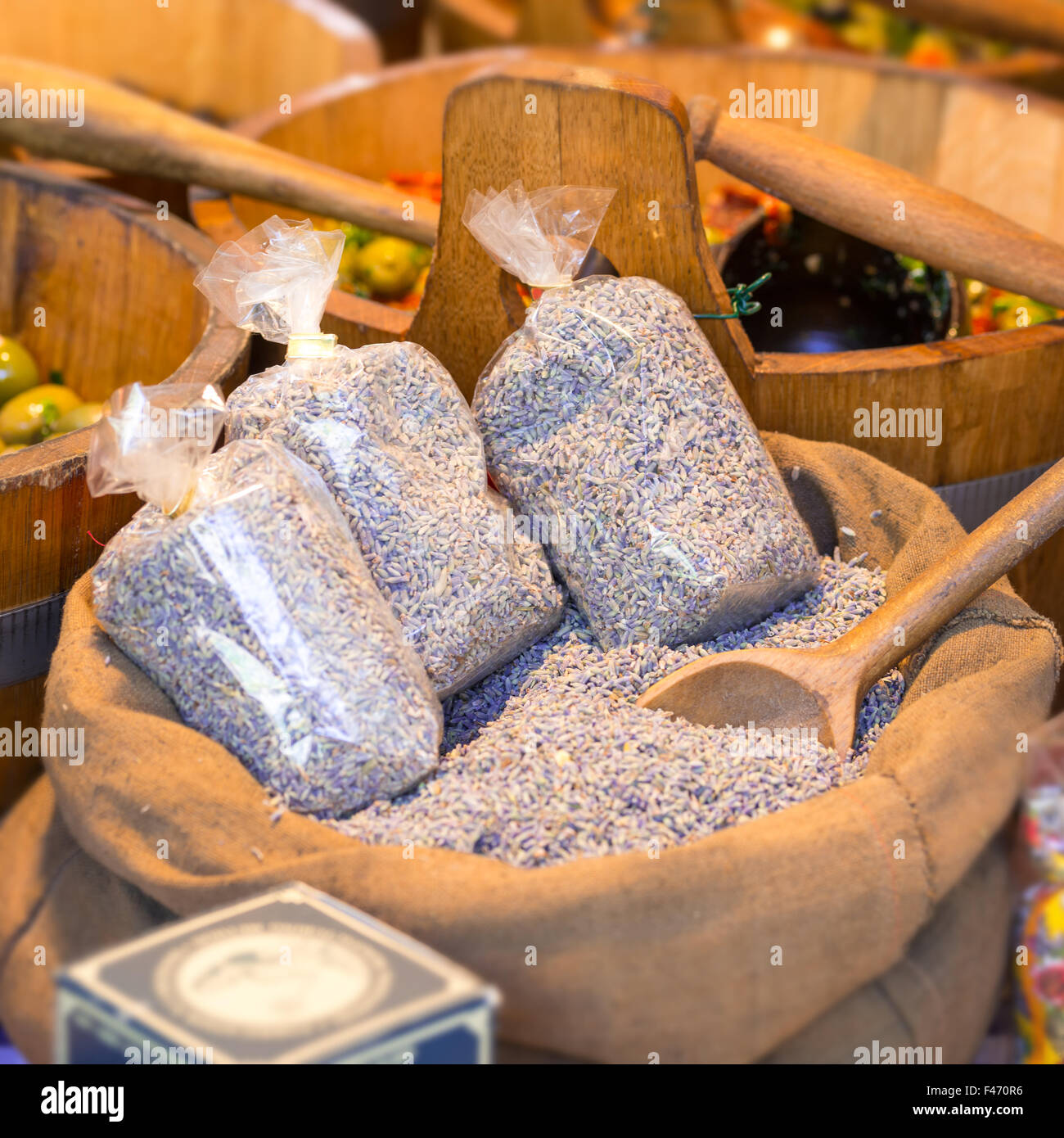 Dried lavender Stock Photo