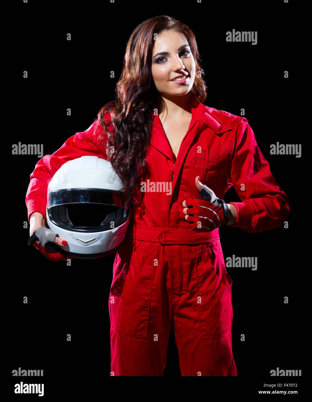 Black racing helmet isolated hi-res stock photography and images - Alamy