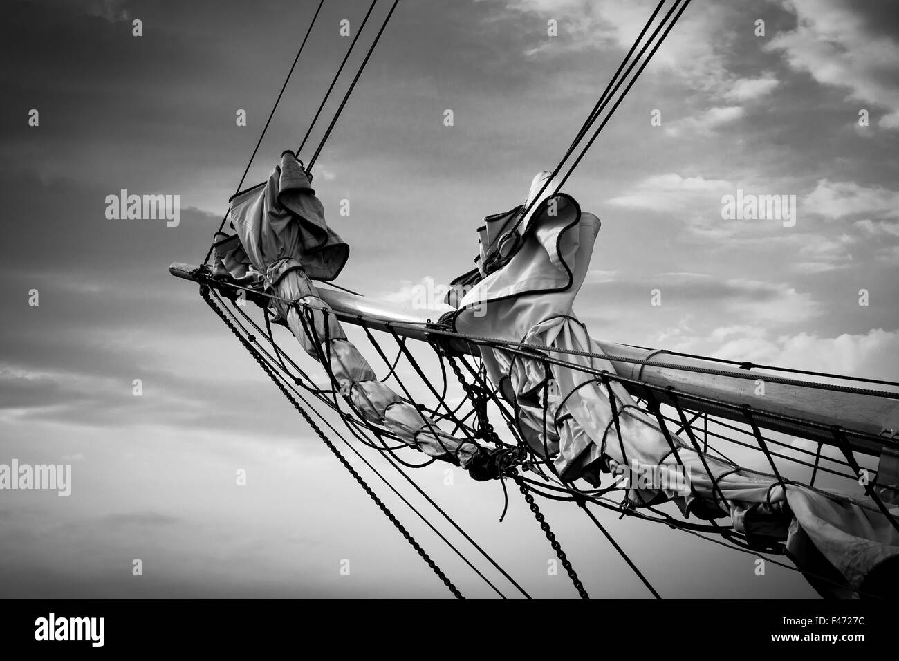 Hanse sail boat Black and White Stock Photos & Images - Alamy