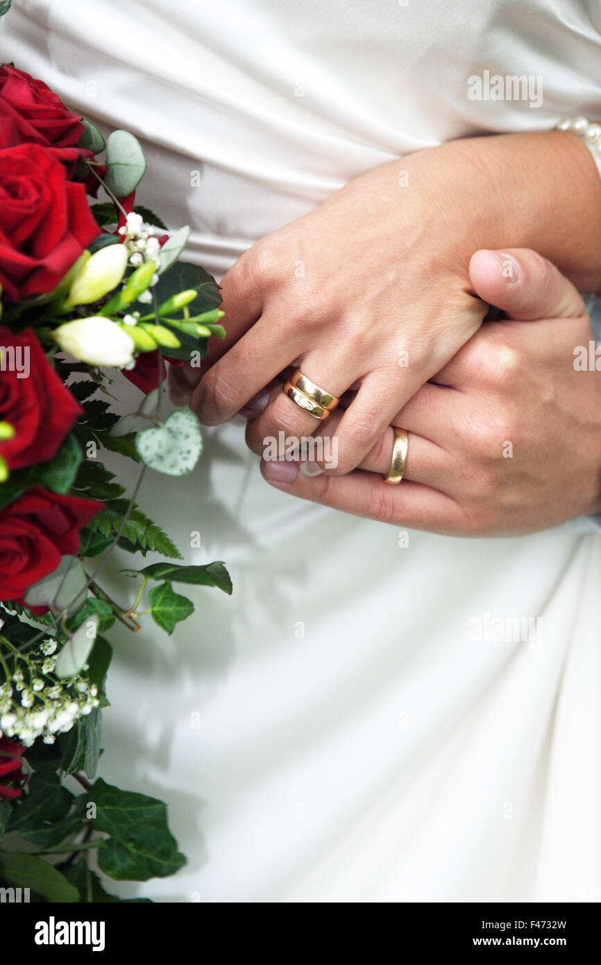 Wedding rings, Sweden Stock Photo Alamy