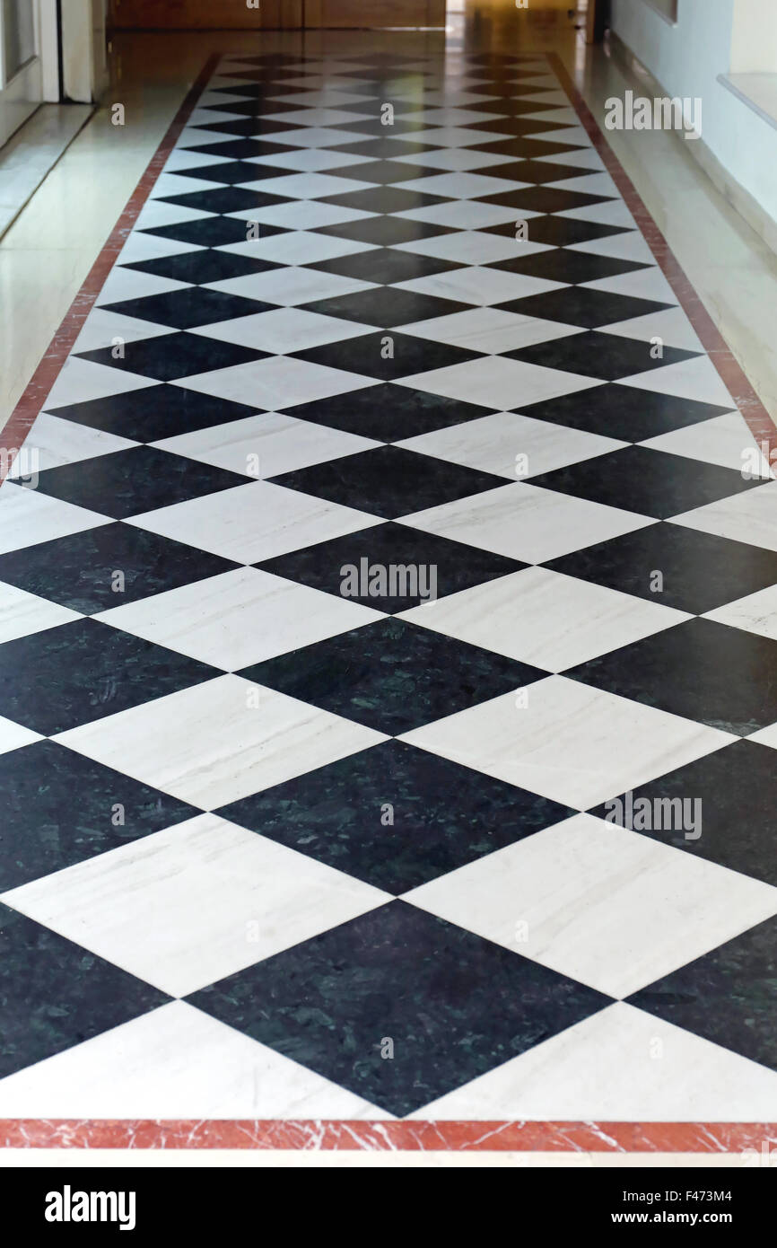 Checkered floor tiles hi-res stock photography and images - Alamy