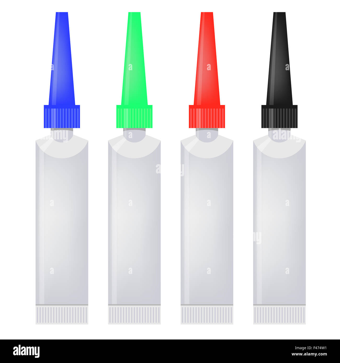 Set of Glue Tubes Stock Photo Alamy