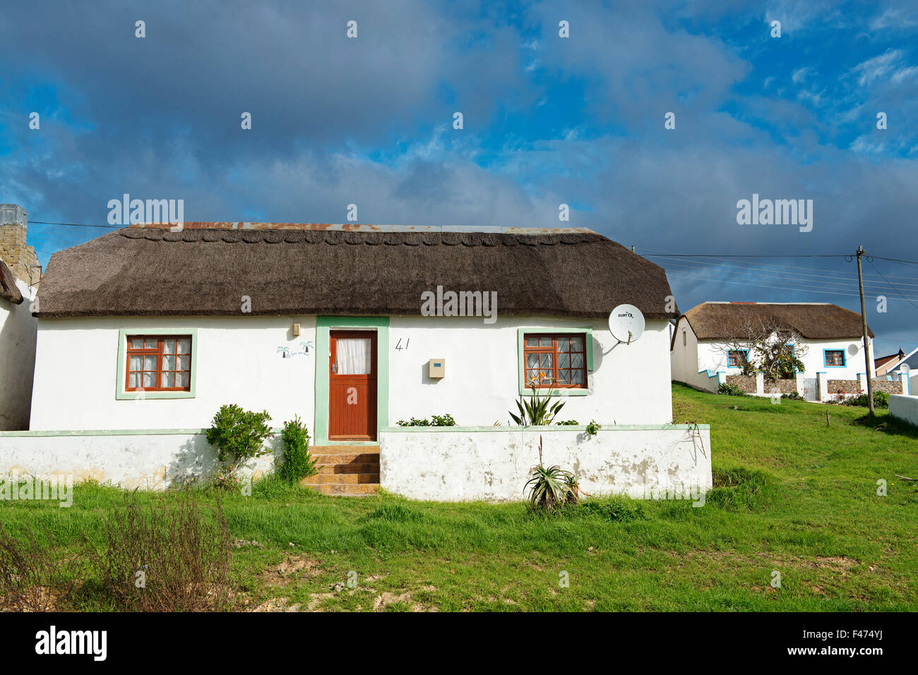 Historic houses in Elim Village, former mission station, National
