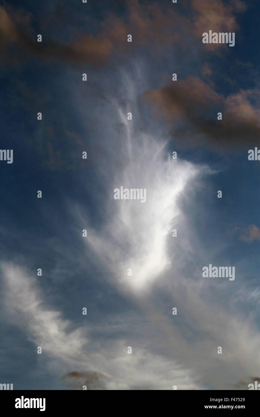 bright beautiful photo of clouds at sunset in summer Stock Photo - Alamy