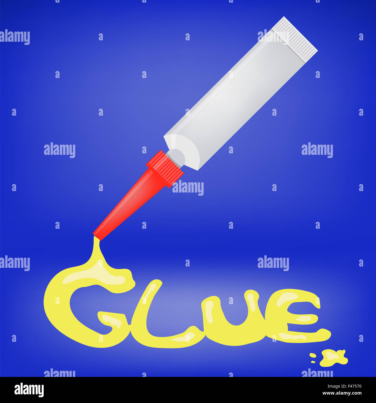 Glue Tube Stock Photo Alamy