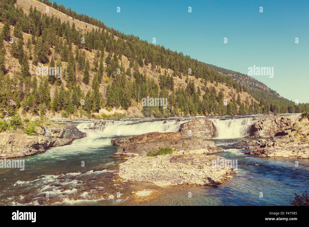 Montana kootenai falls hi-res stock photography and images - Alamy
