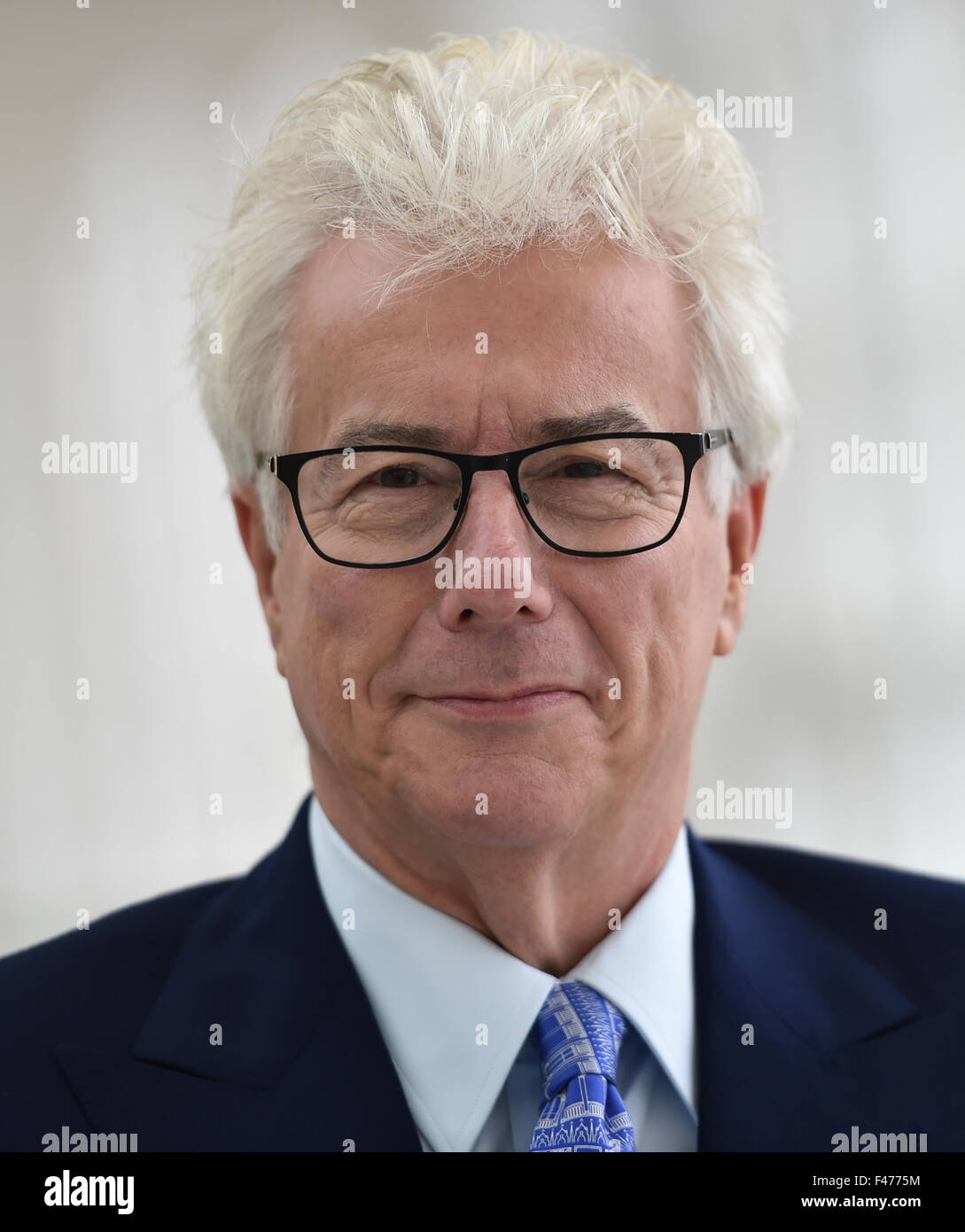 The British bestselling author Ken Follett poses at the book fair in ...
