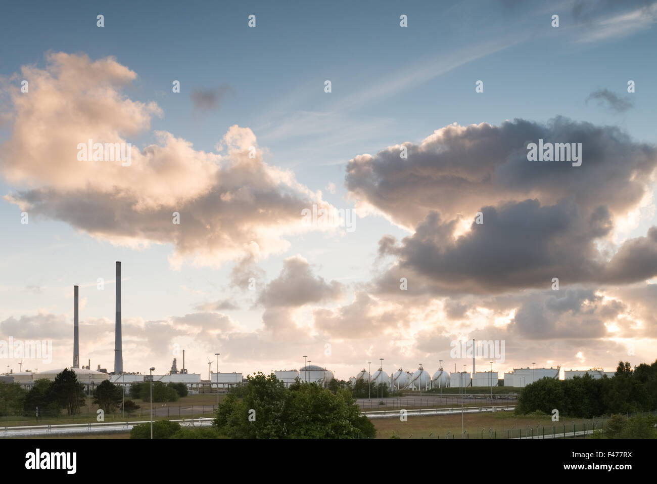 Refinery Stock Photo