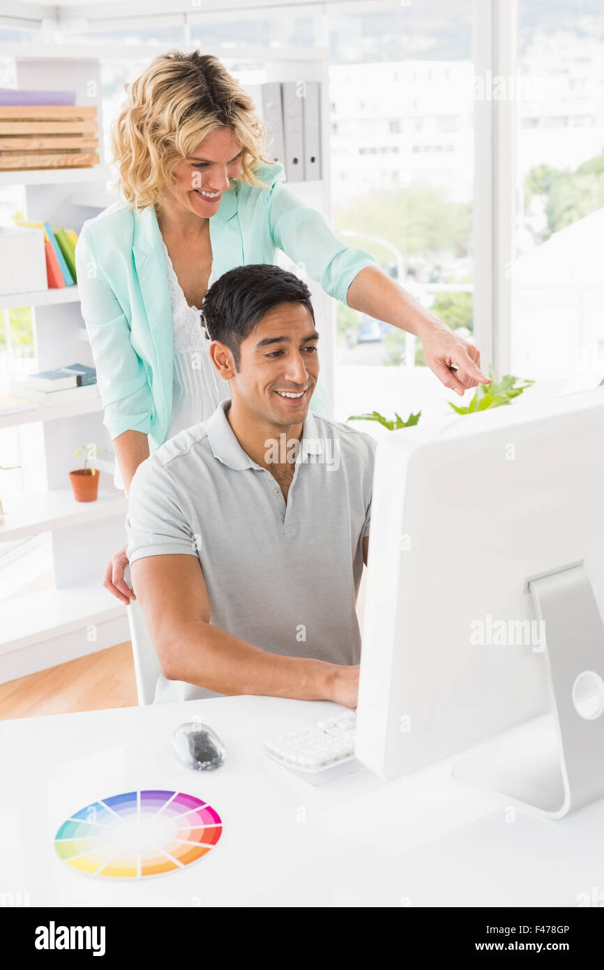 Young business people working Stock Photo - Alamy
