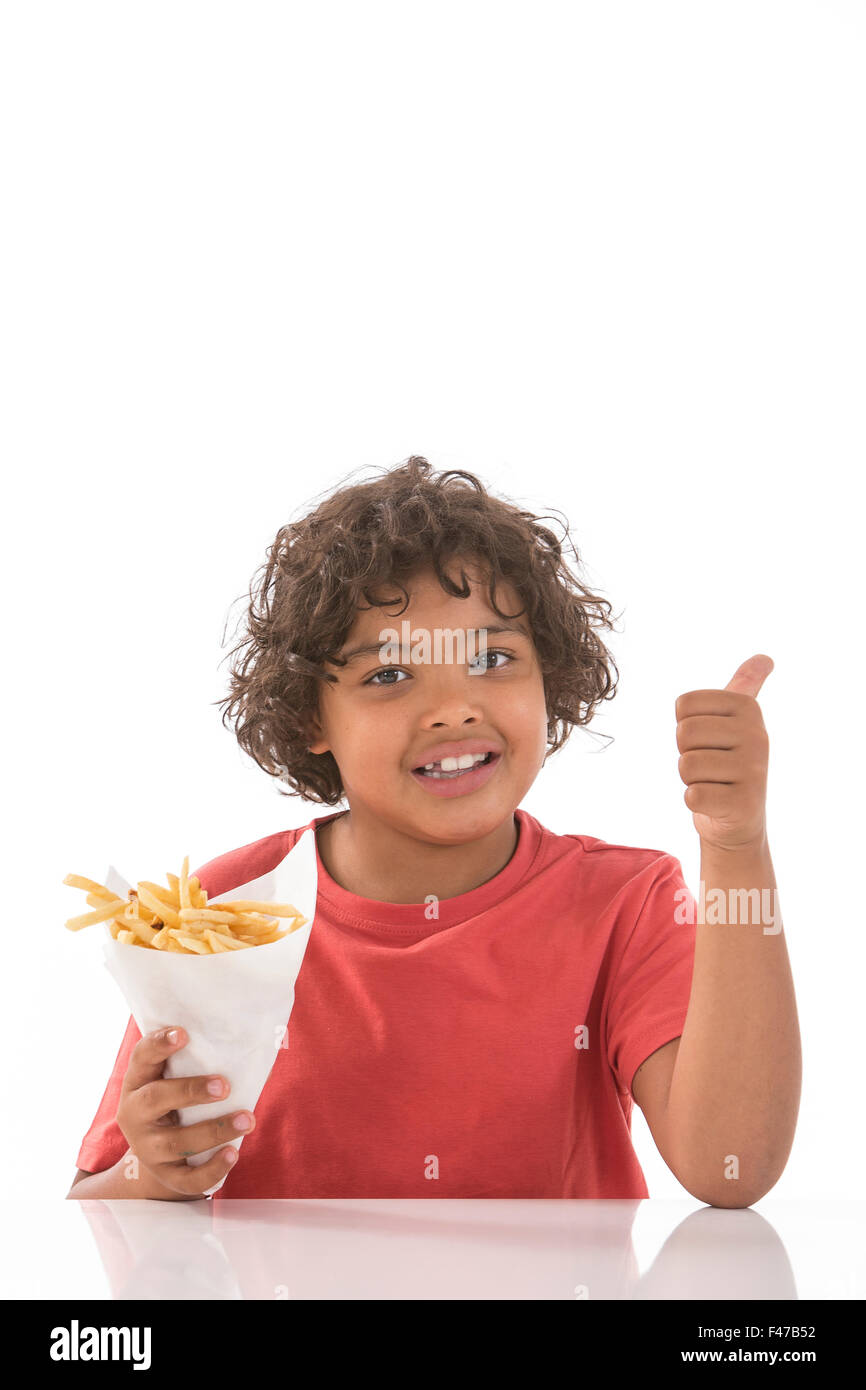 Child Eating Stock Photo Alamy