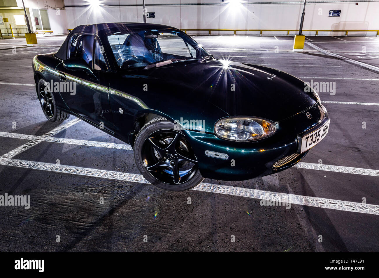 Mazda mx5 in Milton Keynes Parking lot Stock Photo Alamy