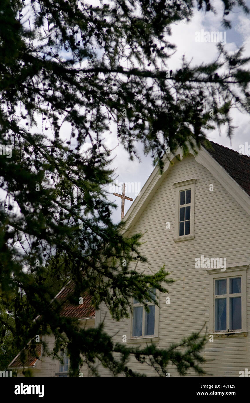 A church, Norrland, Sweden. Stock Photo