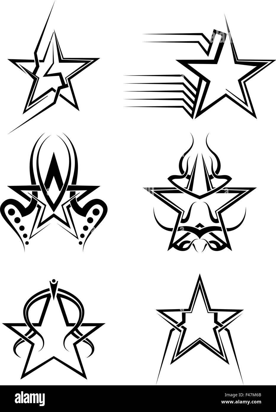 Tattoo Star Design Vector Art Stock Vector Image & Art - Alamy