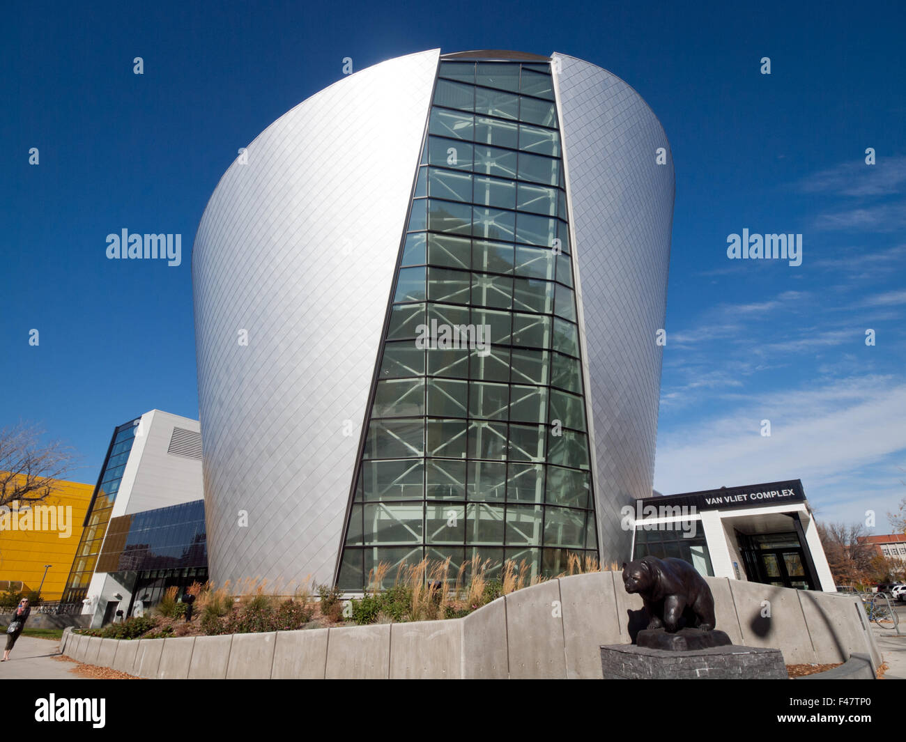 The exterior of the Wilson Climbing Centre and Physical Activity Wellness  Centre at the University of Alberta, Edmonton, Canada Stock Photo - Alamy