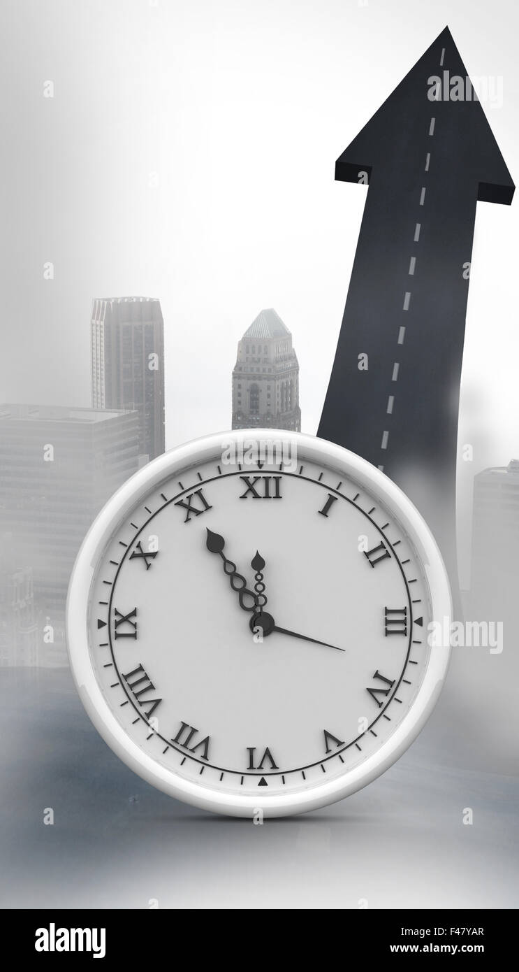 Digital composite image clock hi-res stock photography and images - Alamy