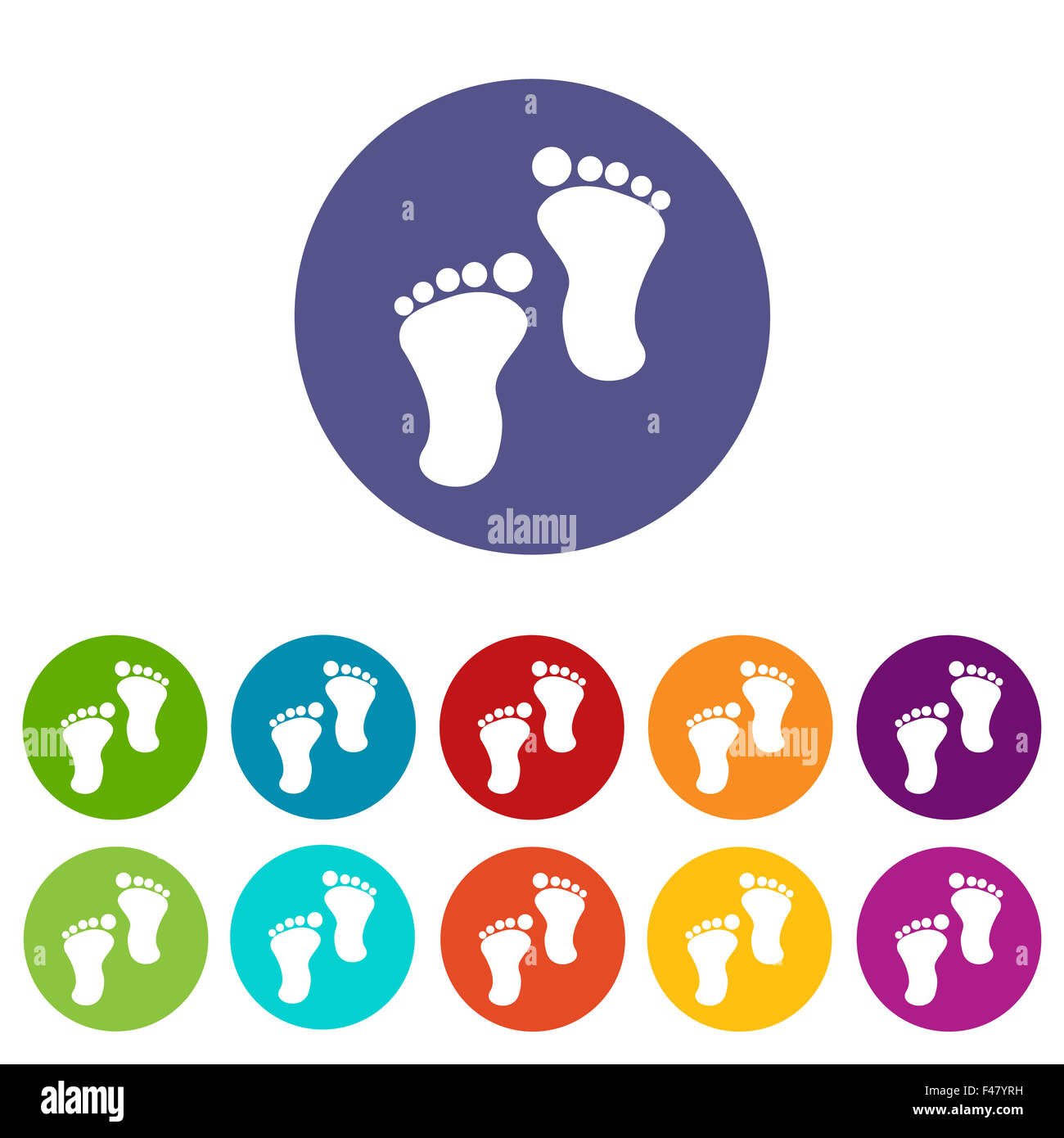 Tracks flat icon Stock Photo - Alamy