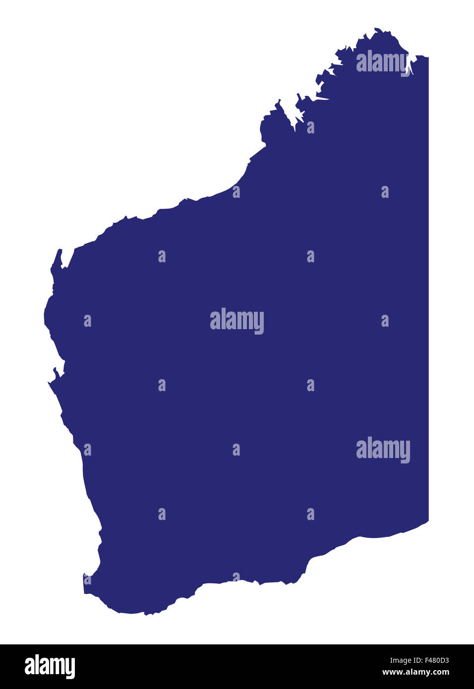 Outline map australia over white hi-res stock photography and images ...