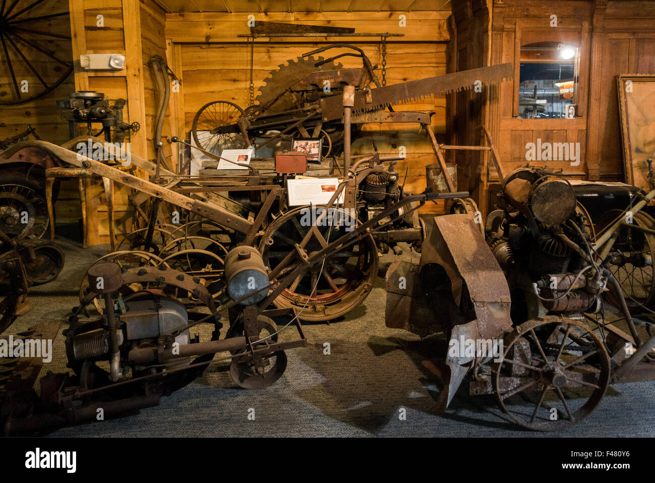 Wheels through time museum in Maggie Valley NC Stock Photo Alamy